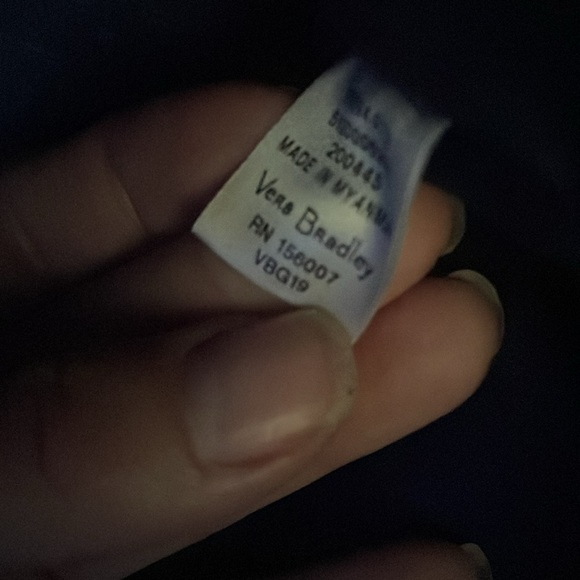 Vera Bradley Bohemian Quilted Floral Blue Tote Bag - Picture 11 of 11